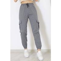 Dark Sweatpants with Cargo Pockets - 9238.1250.