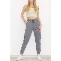 Dark Sweatpants with Cargo Pockets - 9238.1250.