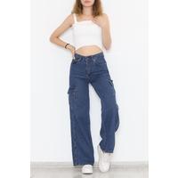 Cargo Pocket Jeans Blue - 10341.1184.