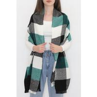 Cashmere Shawl Black Green - 10372.750.