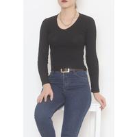 Camisole V-Neck Blouse Black - 472972.1567.