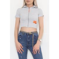 Camisole Hooded Jacket Gray - 11310.1567.
