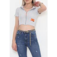 Camisole Hooded Jacket Gray - 11310.1567.