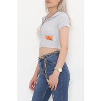 Camisole Hooded Jacket Gray - 11310.1567.