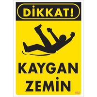 Kaygan Zemin Uyarı Levhası 25x35 KOD:402