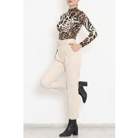 Belted Pleated Trousers Stone - 20318.683.