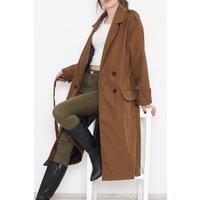 Belted Trench Coat Light Brown - 11613.683.