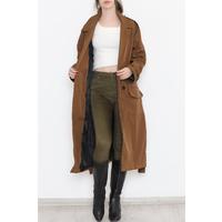 Belted Trench Coat Light Brown - 11613.683.