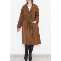 Belted Trench Coat Light Brown - 11613.683.