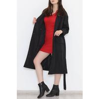 Belted Trench Coat Black - 11613.683.