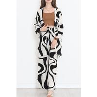 Kimono Takım Siyahbeyaz - 10553.1095.