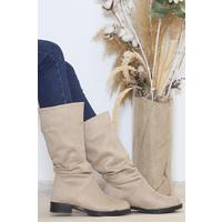 Crinkle Boots Suedebeige - 11956.264.