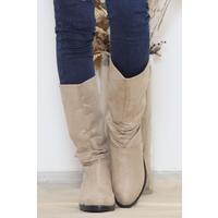 Crinkle Boots Suedebeige - 11956.264.
