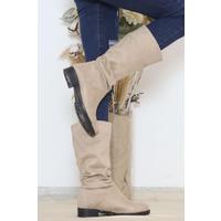 Crinkle Boots Suedebeige - 11956.264.