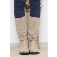 Crinkle Boots Suedebeige - 11956.264.