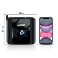 KOBB KB420 12Volt/Şarjlı 150PSI Taşınabilir Dijital Basınç Göstergeli Led Aydınlatmalı Lastik Şişirme Pompası