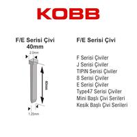 Kobb KBZ40F 40 mm 2500 Adet Çivi