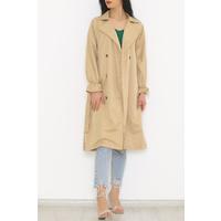 Sleeve Shirred Trench Milk Brown - 9599.1146.