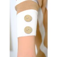 Buttoned Sleeve Knitwear Sütlükbrown - 10004.701.