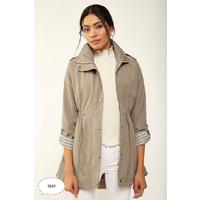 KPY 0002 Quilted Raincoat . GRY