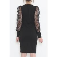 Double-breasted Pleated Dress Black - 2047.134.