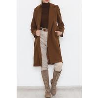 Belted Cashmere Coat Light brown - 3043.1322.