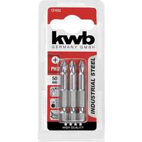 Kwb 121052 3 Parça Bits Seti PH2 50 mm