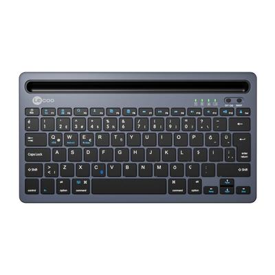 LENOVO LECOO BK100 Q Kablosuz Bluetoothlu Gri Klavye
