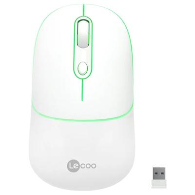 LENOVO LECOO WS210 Kablosuz/Bluetooth 1600DPI (Şarj Edilebilir) Beyaz Mouse