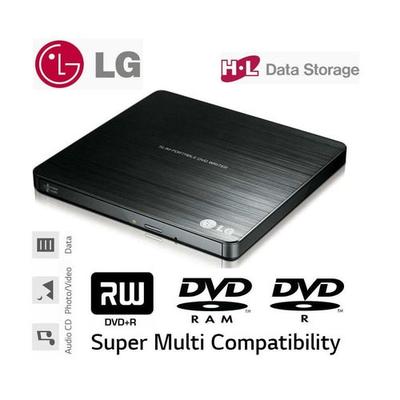 LG GP60NB50 8X DVD-RW Siyah Taşınabilir Slim USB DVD Yazıcı
