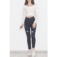 Lycra Laser Cut Jeans Trousers Dark Blue1 - 473820.1431.