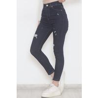 Lycra Laser Cut Jeans Trousers Dark Blue1 - 473820.1431.