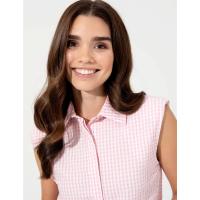 Pierre Cardin Lilac Crop Top Short Sleeve Shirt 1363297.VR034
