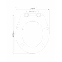 MEGA 3062 Okyanus Klozet Kapağı Beyaz
