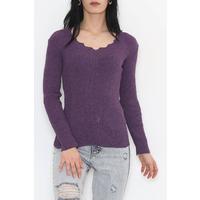 Merdiven Yaka Body Mor - 7658.1319.