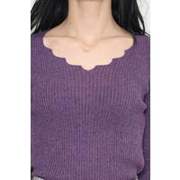 Merdiven Yaka Body Mor - 7658.1319.
