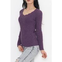 Merdiven Yaka Body Mor - 7658.1319.