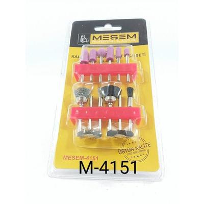Meşem 4151 Mini Taşlama ve Tel Fırça Seti 12 Parça