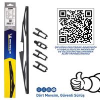 Michelin Rainforce™ MCR250 25CM 1 дана әмбебап сымды гибридті артқы тазалағыш