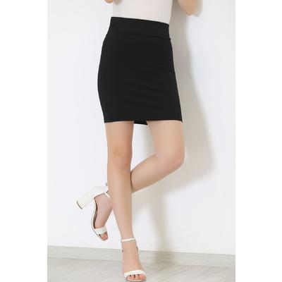 Mini pencil skirt in black - 1212.316.