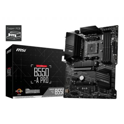 MSI B550-A PRO DDR4 3200MHZ 1XHDMI 1XDP 2XM.2 USB 3.2 ATX AM4 (3.NESİL İŞLEMCİ UYUMLU)