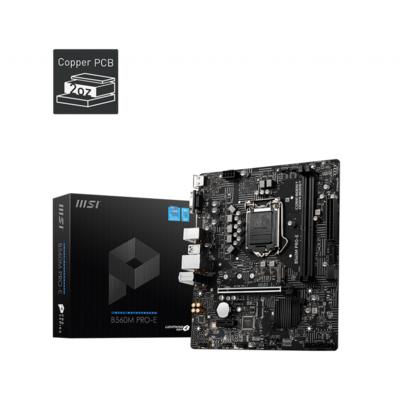 MSI B560M PRO-E DDR4 4800MHZ 1XVGA 1XHDMI 1XM.2 USB 3.2 MATX 1200P (10 VE 11. NESİL İŞLEMCİ UYUMLU)