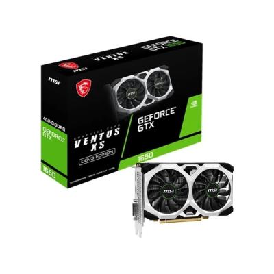MSI GEFORCE 4GB GTX1650 GDDR6 128 Bit VENTUS XS OCV3 HDMI DP DVI 16X (PCIe 3.0)