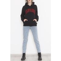 Embroidered Three Thread Sweat Black - 1251.105.