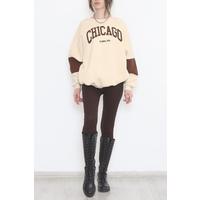 Embroidered 3 Thread Sweat Beige - 3607.105.
