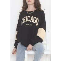 Embroidered 3 Thread Sweat Black - 3607.105.