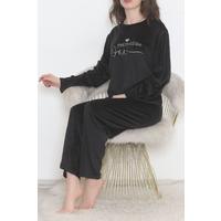 Embroidered Velvet Suit Black3 - 338.1287.