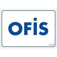 Ofis Uyarı Levhası 17,5x25 KOD:1775