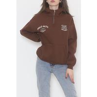 Front and Back Printed Sweat Brown - 471351.105.