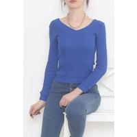 Front Back V Neck Blouse Saks - 471077.1567.